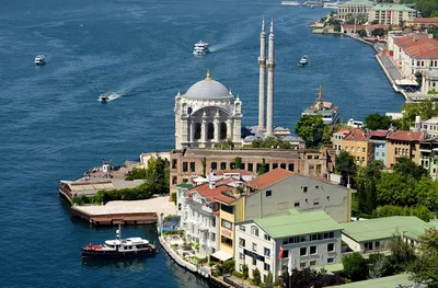 Турция Стамбул - залив Босфор - обои на рабочий стол