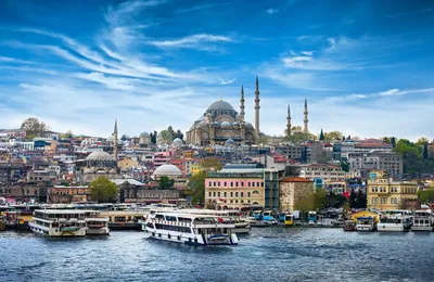 Обои для рабочего стола Стамбул Турция Города