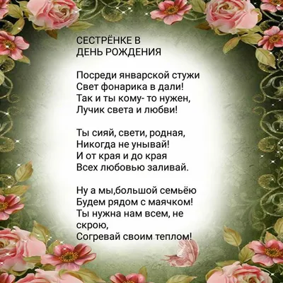 Картинка для поздравления с Днём Рождения маме, стихи - С любовью,  Mine-Chips.ru