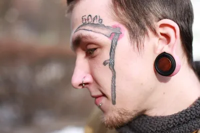 Самые безумные татуировки на лице » ЯУстал - Источник Хорошего Настроения