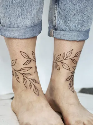 Татуировка на ноге. – Татуировки | Тату-салон на Колхозке