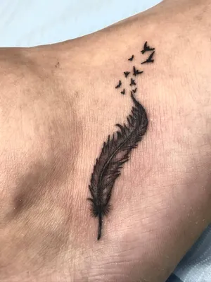 Тонкая тату на ноге абстракция счастье | Tattoos, Indian tattoo, Infinity  tattoo