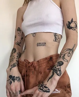 Пин от пользователя Now Thats Peachy на доске tattoo's for girls | Модные  татуировки, Тату с лавандой, Татуировки тела