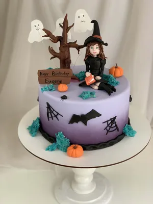 Тыквенный торт на хэллоуин