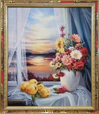 Цветы в окне стоковое изображение. изображение насчитывающей цвет -  163655481