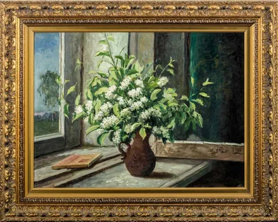 Картина \"Цветы на окне\" - Галерея искусств Альбины Харитоновой