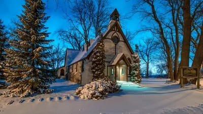 Зима - Новогодняя сказка - обои живые