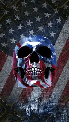 America Skull in 2023 | Skull wallpaper, Sugar skull artwork, Animal  illustration art