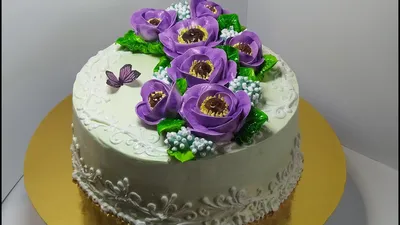 Творожный торт со сметанным кремом \"Пломбир\" | LoveCookingRu | Дзен