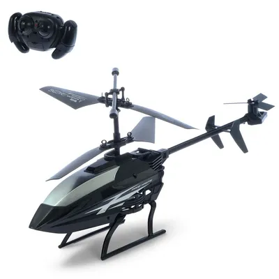 Купить вертолет радиоуправляемый SKY с гироскопом, цвет синий, цены на  Мегамаркет