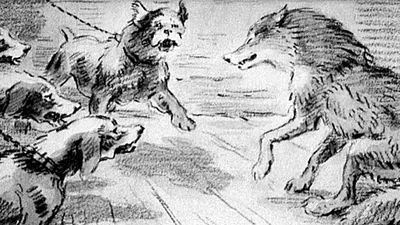 Басни И. А. Крылова Волк на псарне | Волк