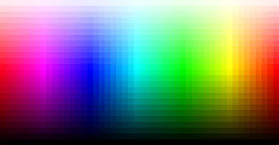 Весь спектр RGB на одной картинке