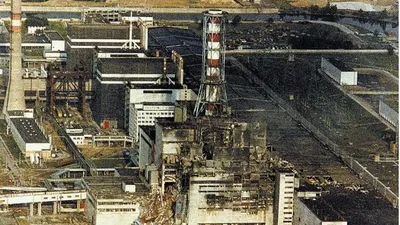 Взрыв на Чернобыльской АЭС 4 …» — создано в Шедевруме