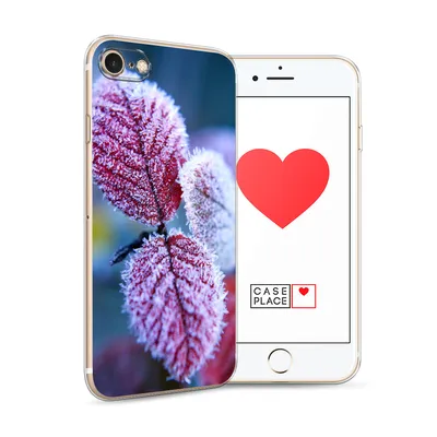Силиконовый чехол для iPhone 8 с принтом «Зима 5» — купить в  интернет-магазине Case Place