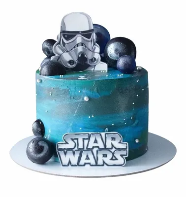 Купить торт Star Wars по цене 2 190 ₽ за 1 кг в Москве – изготовление на  заказ, доставка