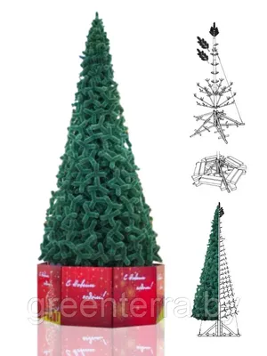 Уличная искусственная сосна Альпийская 9 м., ствольная, Леска, GREEN TREES  (GT9ALES) купить в Москве в интернет-магазине ЕлкиТорг