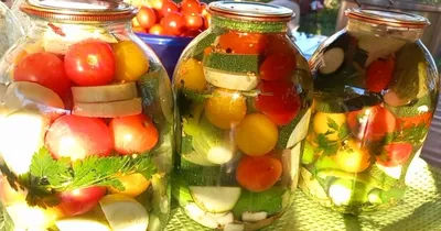 Ассорти из овощей на зиму - пошаговый рецепт с фото на Повар.ру