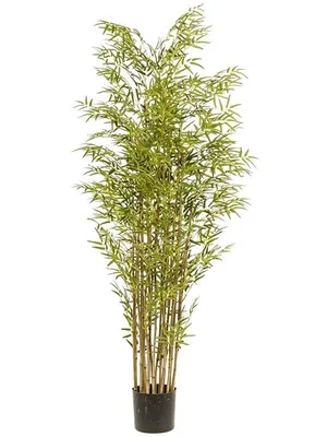 Купить Искусственное растение Бамбук 190см в техническом кашпо, ФитоПарк по  выгодной цене в интернет-магазине OZON.ru (1128783712)