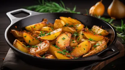 Как приготовить картошку по-деревенски с хрустящей корочкой - Лайфхакер
