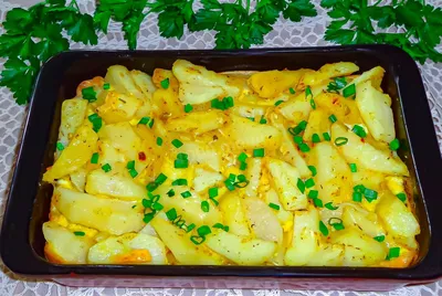 Картошка с яйцом в духовке рецепт с фото пошагово - 1000.menu