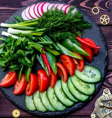 Ассорти из свежих овощей — FERRUM CAFE