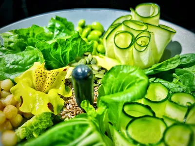 Рецепт: Китайская закуска из огурцов на RussianFood.com