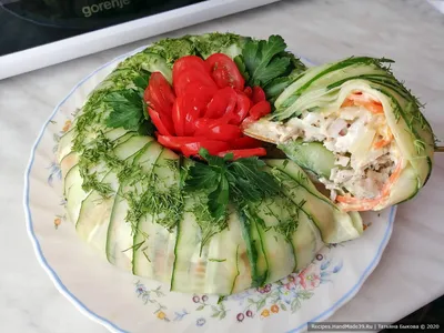 5 НОВЫХ ЗАКУСОК и САЛАТОВ из ОБЫЧНЫХ ОГУРЦОВ. Очень БЫСТРО и НЕВОЗМОЖНО  ВКУСНО!!! Салаты из огурцов - YouTube