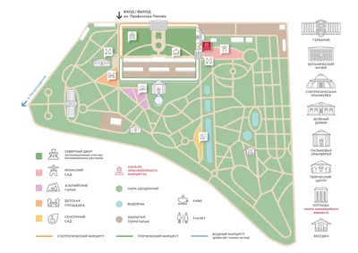 PromLed реализованный проект освещения ботанического сада Петра Великого
