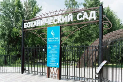 Ботанический сад Самарского университета в городе \"Самара\"