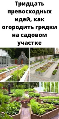 Как создать красивые грядки в огороде: советы и идеи ландшафтного дизайна