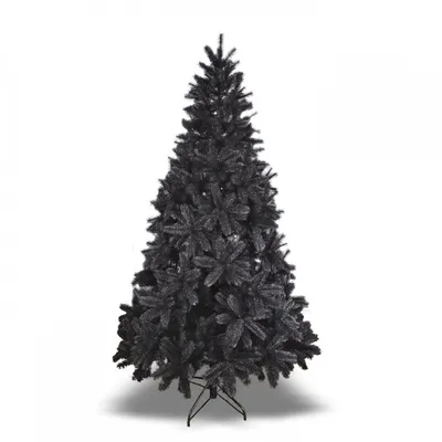 Купить Искусственная елка Черная, ЛИТАЯ 100%, Max CHRISTMAS, - цена,  описание и доставка