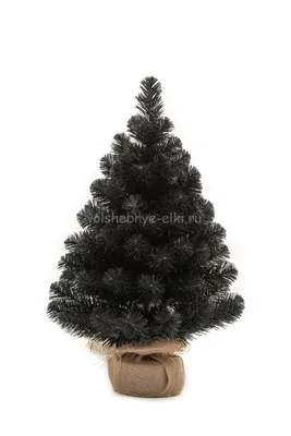 Черная елка новогодняя в черном …» — создано в Шедевруме
