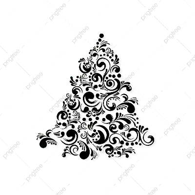 черная рождественская елка стоковое изображение. изображение насчитывающей  шары - 7122177