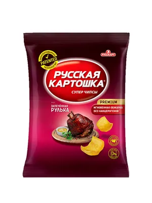 Чипсы Русская Картошка 140г со вкусом Бекон