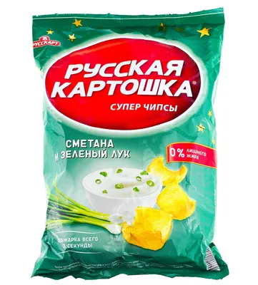 Чипсы Русская Картошка, 140 гр, с Сыром (1 шт) - Алсат