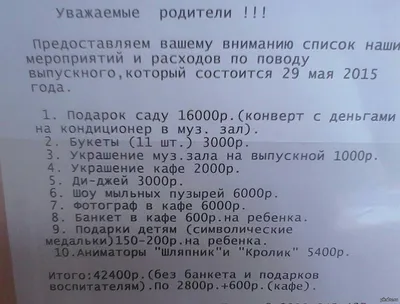 Идеи подарков на выпускной в детском саду