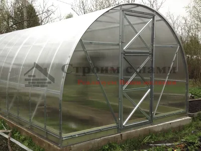 Теплица Дачная 2ДУМ длиной 6 метров купить