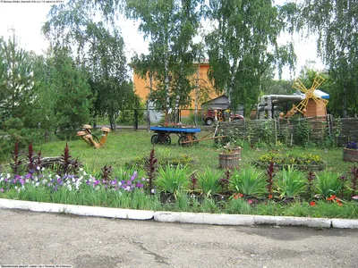 Картина по номерам - Деревенский пейзаж, В летнем саду 40х50 (КНО6308)  (ID#1767748594), цена: 250 ₴, купить на Prom.ua