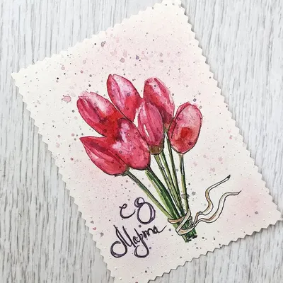 Мини открытки на 8 марта - 72 фото