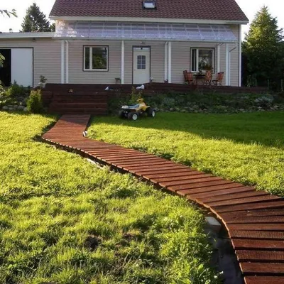 Варианты садовых дорожек: идеи и фото мощения садовых дорожек | Houzz Россия