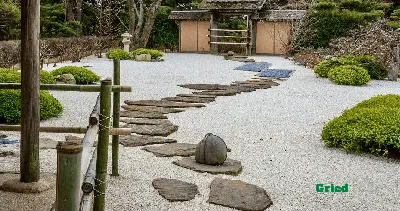 Садовые дорожки из камня: 30 примеров на любой вкус | Stone garden paths,  Traditional landscape, Landscaping atlanta