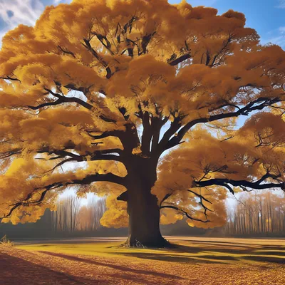 Осенний дуб — Фото №222150