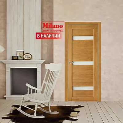Дверь из массива финская CRAFT-101 с притвором Jeld Wen белая облегченная  Финляндия