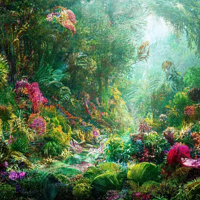 Эдемский сад, эстетично, красиво, …» — создано в Шедевруме
