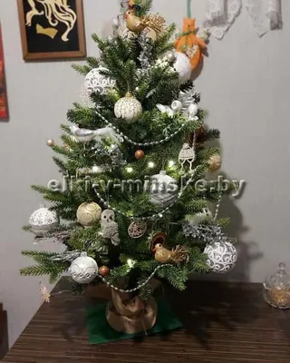 Новогодняя большая ель из живой хвои 90 см, артикул: 333093515, с доставкой  в город Москва (внутри МКАД)