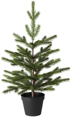 Растение искусственное, для дома, улицы/рождественская елка зеленый 150 см  IKEA VINTER 2020 ВИНТЕР 2020 604.749.01 купить в