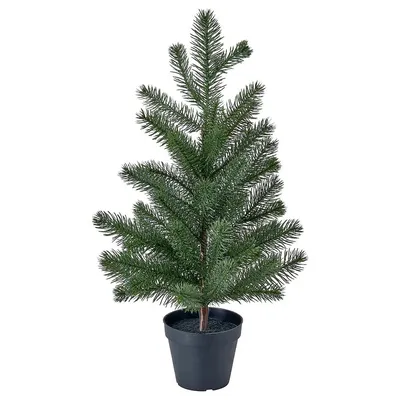 Искусственное растение в горшке, Рождественская елка ФЕЙКА ИКЕА - «Отличная  ёлочка из Икеа» | отзывы