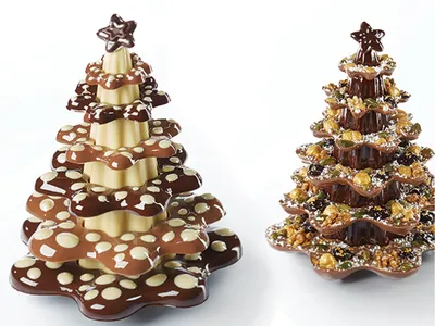 Подставка для рождественской елки, настольная Двухуровневая стандартная  подставка для конфет, конфет, для домашней вечеринки, держатель для закусок  | AliExpress
