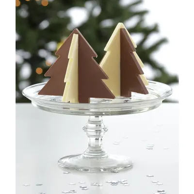 Шоколадная новогодняя Ёлочка 3d700грамм Бельгийского шоколада Callebaut  Безумный аромат шоколада | Пикабу