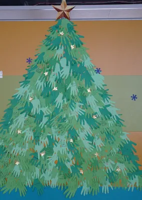 Елка из ладошек Снеговик из ваты аппликация Поделки Snowman made of cotton  Christmas tree applique - YouTube
